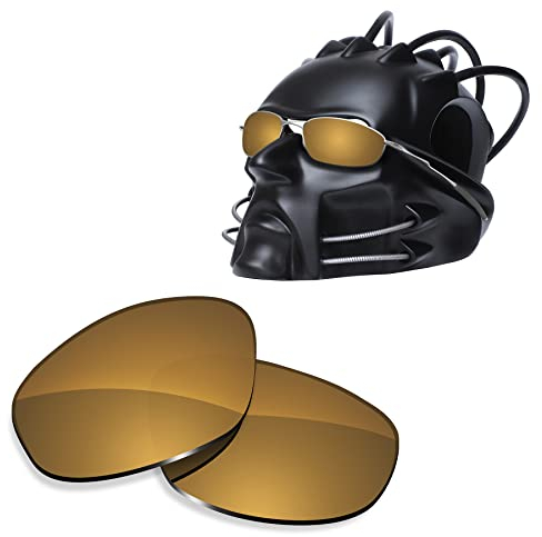 ToughAsNails Polarisierte Gläser Ersatz für Oakley Whisker Sonnenbrille – mehr Optionen, Bronze Gold Poly – AR-polarisiert, Einheitsgröße