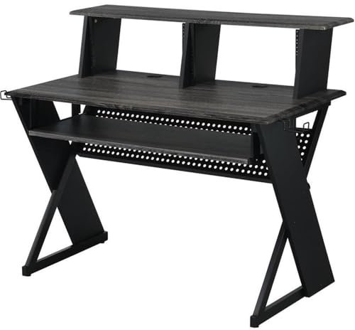 Acme Furniture Annette Music Desk in Natural & Black Finish