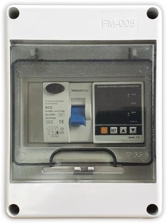 Swimhome Tableau électrique pour pompes à chaleur monophasée compatible de 1 à 40 A