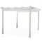Decorspace Telo di ricambio per gazebo Astoria copertura in poliestere pergolato moderno 3 x 4 mt Bianco