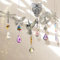 nuyikaso 6 Stück Sonnenfänger Kristall Windspiel Anhänger Baum Eulen Kolibri Schmetterling Fee Libelle Regenbogen Krista Ornament Fensterdeko Hängend für Fenster Haus Garten Weihnachten Tag Hochzeit