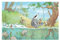 Bilderwelten Fototapete Kinderzimmer Wassili Waschbär Fahrstuhl für Elsa 190 x 288 cm Vlies-Tapete XXL Smart Wandtapete Wanddekoration Kindertapete