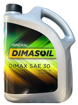 PROQUISUR Dimasoil DIMAX SAE 30 5L - Lubricante para Tractores y Maquinaria Agrícola - 5 Litros