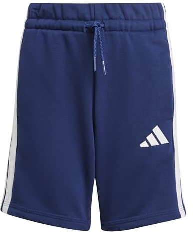 adidas Unisex Kinder Essentials Shorts, Dark Blue/White, 6-7 Years