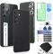 RongZy Ersatz für Samsung Galaxy A54 5G SM-A546 Backcover Akkudeckel Batterietür Gehäuse Rückseite mit Tool Kit(Schwarz)