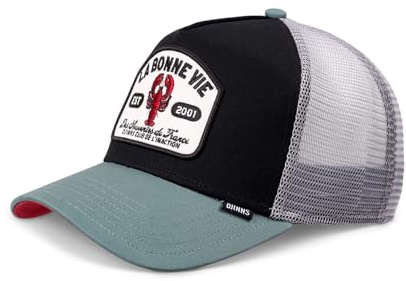 Djinns - La Bonne Vie (Black/Slate/Grey) - Trucker Cap Meshcap Hat Kappe Mütze Caps