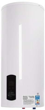 60L Elektrospeicher Warmwasserspeicher, 2000W Warmwasserboiler, Wandhängend Intelligent - Durchlauferhitzer mit Handbrause, Emaillierter Innenbehälter IPX4 220 Volt [Energieklasse B]