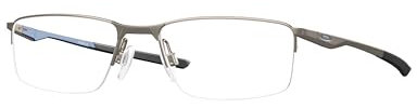 Oakley OX3218 Eyeglasses Bundle: OX 3218 321813 Socket 5.5 Matte Gunmetal and Eyewear Cleaning Kit, Socket 5.5 Matte Gunmetal, 52/18/136