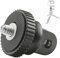 Adaptador de Rosca de Cámara, 1/4 Adaptador Giratorio de Rosca para Trípode, Mini Trípode Adaptadores de Montaje de Cámara de 1/4 Pulgadas los Accesorios Compatible con Cámaras de Acción (Negro)