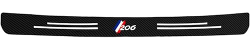 MRBHD Protecteur Pare-Chocs Arrière pour Peugeot 206, Protection Coffre Voiture, Anti-Rayures Protecteur Porte Coffre
