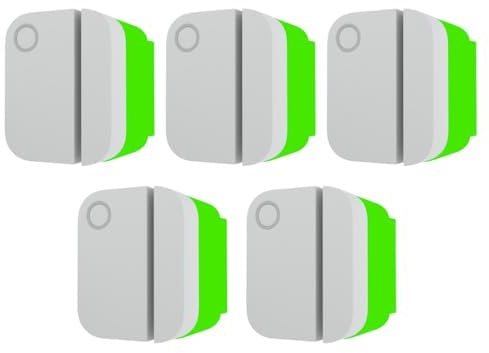 Ring Alarm Magnet Riser | 5 Pack Glow in The Dark Set with 3M Adhesive - Easy Mount to Any Doorway, Window, and Entryway | Ring Sensor/Magnet Not Included (1 inch)