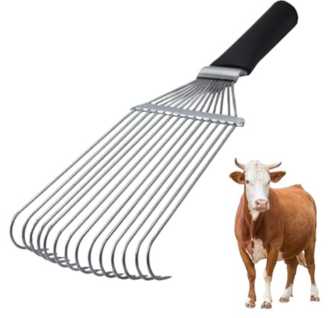 Pflege Rechen- Pferdepflege-Rechen Mit Ergonomischem Griff, Effiziente Fellpflege Für, Ideal Zum Entfernen Von Winterfell, & Schmutz | Sanft Zur Haut, Robust & Langlebig