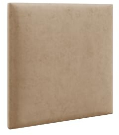 LIKMA Wandkissen Stoff Polsterpaneel 85x50 cm Beige Gepolstert Wandkissen Bett Polsterpaneel Wandpolster Wandschutz Polstert Paneel Lendekissen Modernes Kopfteil Kopfenden Stoff:Riviera 24