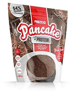 Prozis Pancake + Protein: Tortitas de avena con proteína, Brownie de chocolate - 900 g