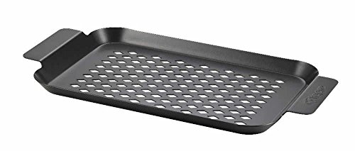 tepro Grillzubehör Grillplatte S, antihaftbeschichtet, Boden ist gelocht