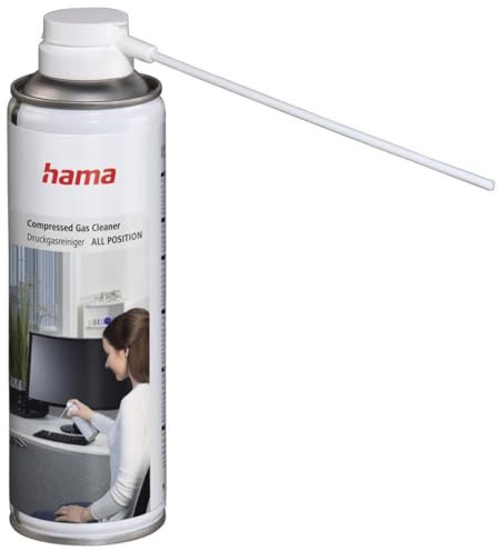 Hama 125 ml All Position Aerosol - Staubentferner - Reinigungsspray - Reinigung für PC, Computerausrüstung und andere elektronische Geräte