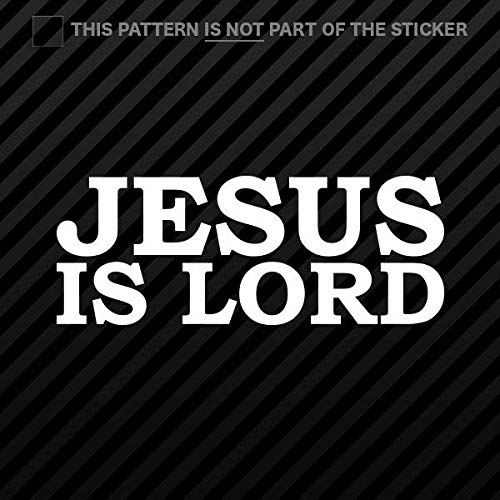 myrockshirt Jesus is Lord 15cm Aufkleber,Sticker,Decal,Autoaufkleber,UV&Waschanlagenfest,Profi-Qualität
