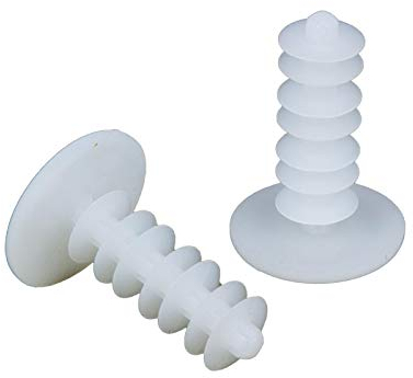GeZu Impex® 100 Abdeckkappen, Verschlußstopfen, Dübelstopfen 14 x 40 mm weiß