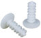 GeZu Impex® 100 Abdeckkappen, Verschlußstopfen, Dübelstopfen 14 x 40 mm weiß