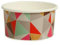 Sephra Disposable Ice Cream Tubs (Polygon Pattern, 12oz, Pack of 50)