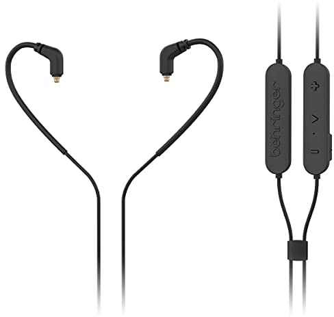 Behringer BT251-BK Bluetooth* Wireless Adapter for In-Ear Monitors with MMCX Connectors