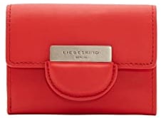 Liebeskind Berlin Damen Sadie Naplack Louisa Purse S, Fiesta Red Gold Buckle, S (HxBxT 8.5cm x 11cm x 2cm)