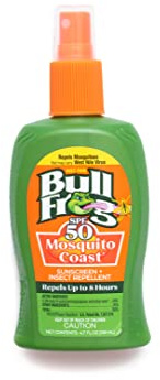 Bullfrog Mosquito Coast Bug Spray Insect Repellent + Sunscreen SPF 50, Pump Spray 4.7 Fl Oz
