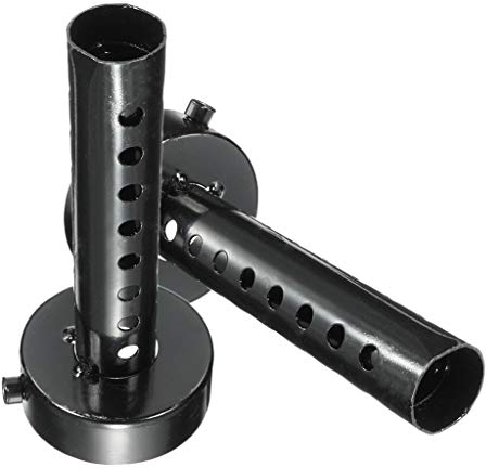 TOTMOX 2PCs 48mm Silencieux d'échappement universel pour moto DB Killer Silencieux d'échappement 48mm - Noir