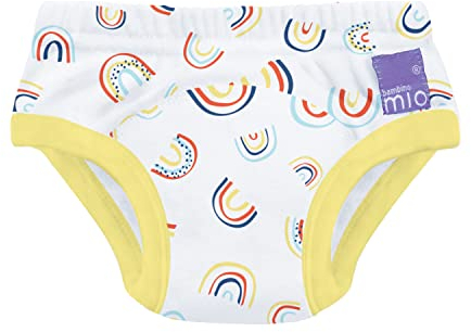 Bambino Mio, wiederverwendbare Töpfchen-Trainingshose für Jungen und Mädchen, Regenbogenfarben, 3+ Jahre