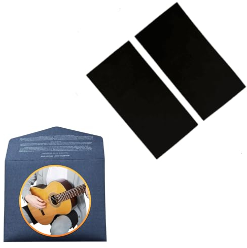 Alba Gitarrengriff – Anti-Rutsch-Band, Neoprenband, rutschfest, Größe L, Schwarz