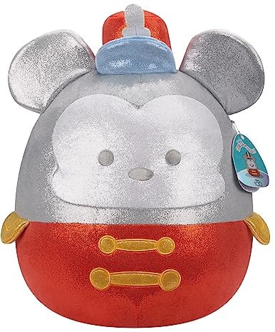 Squishmallows Originale Disney100, 35 cm, Micky Maus, Bandanführer, Micky Maus für Ihr Team, ultraweiches Plüschtier