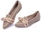 Frank Mully Loafer Flats für Damen Lässiger Strickstoff Schuhe Waschbar Schnürschuhe mit spitzer Zehenpartie Bequeme Schuhe im Ballettstil für, Grün, 40 EU