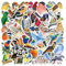 Vogel Aufkleber Watercolor Bird Sticker Set 50 Stücke Niedlich Deko für Auto Laptop Skateboard Fahrrad Moped Motorrad Fahrrad Computer,Geeignet für Erwachsene Kinder
