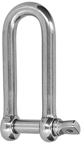 Grillo a D Lungo M5, 10 Pezzi Acciaio Inox 304