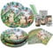 Aitsite Juego de 100 Platos de Dinosaurios para Fiesta de Cumpleaños - Vajilla para 20 Invitados - Decoración para Fiestas Infantiles