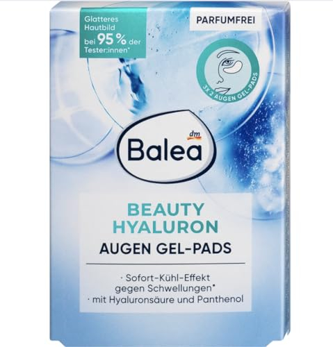 Augen Gel-Pads Beauty Hyaluron (3 Paar), 6 St