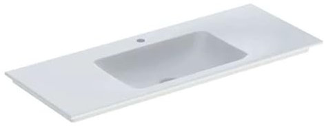 Geberit ONE Möbelwaschtisch Abgang vertikal, 120x14x48cm, 505.01; Ausführung: Hahnloch mittig