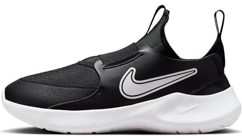NIKE Jungen Flex Runner 3 Sneaker, Black White, 38.5 EU