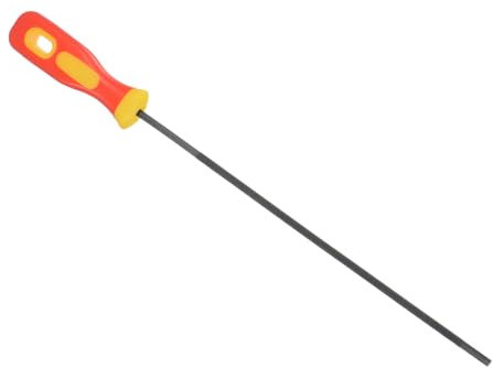 CoCud Chainsaw File, 5/32(4mm), High Carbon Hardened Steel Round Sharpener Files with Non-Slip Handle - (Applications: for Sharpening Chain Saws)