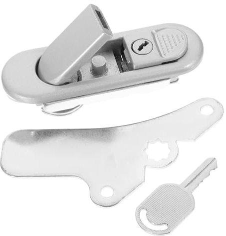 LIFKICH 1pièce Serrure Plate Pour Armoire Électrique Serrure De Cabinet De Résistante Corrosion Facile à Installer Et Légère Pour Armoire Réseau Et Boîte Publicitaire