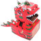 JOINPAYA 1 Satz Tragbarer Karton Papphaus Tragbarer DIY-karton Dinosaurierhaus Pappauto Spielhaus Aus Karton Selber Machen Pappschieber Spielhaus Vorgeben Rot Papier