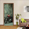 Türaufkleber TürPoster Selbstklebend Wandbild 3D-Motorrad Türtapete Wandbild Türfolie TürPoster Fototapete 90X200cm