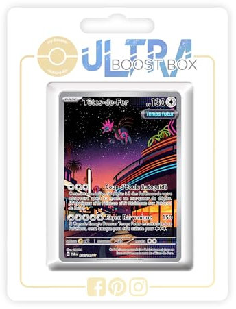 Têtes-de-Fer (Iron Jugulis) 216/182 Future Alternative Shiny Pokémon Gallery - my-booster X Écarlate et Violet 4 - Faille Paradoxe Box of 10 Pokemon French Cards