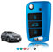 TOOMUME Schlüsselhülle TPU Glänzend, Autoschlüssel Hülle Schlüsselcover Passt für VW Volkswagen Golf 7 Tiguan T-ROC T-Cross Polo Seat Ateca Ibiza Leon Skoda Octavia Fabia Kamiq