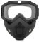 TAIZER Motorradbrille Abnehmbare Motorrad Schutzbrille Staubschutz Brille Abnehmbaren Gesichtsmaske Winddicht Helm Nebelfest Winddicht Reiten Sonnenbrille Fahrrad Dirtbike Motocross