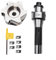 HEIBTENY Fresadora Essentials, 6 piezas APMT1604 Cuchillas de Carburo y Configuración Completa, Kit de Fresadora CNC, Corte ligero, Baja Resistencia