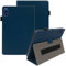 Haofun Funda Compatible con Acer Iconia Tab P11, Cover PU Protector con Soporte Multiángulo, Ultra Delgada Anti-Caída Case con Correa para la Muñeca, Azul