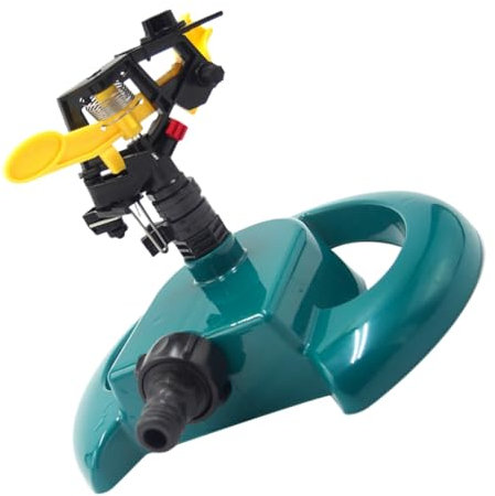 FONDOTIN Automatischer Gartensprinkler Mit Rotationsdüse Effizientes Bewässerungswerkzeug Für Garten Und Rasenpflege Für Großflächige Bewässerung