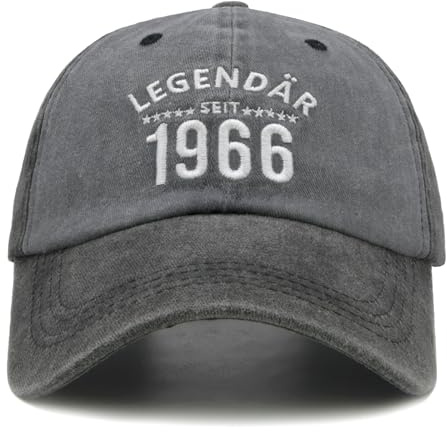 Sunlark Geburtstagsgeschenk für Männer zum 30.- 80. Legendär Cap Bestickte | Verstellbar Retro Baseballcap Pensionierungsgeschenk für Papa & Opa