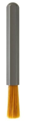 Gettimore Aluminum Alloy Coffee Cleaning Brush with Synthetic Bristles for Grinder, Espresso Machine, Pasta Maker and Musical Instruments, Compact 11.8 cm Tool for Home and Travel Use Gray